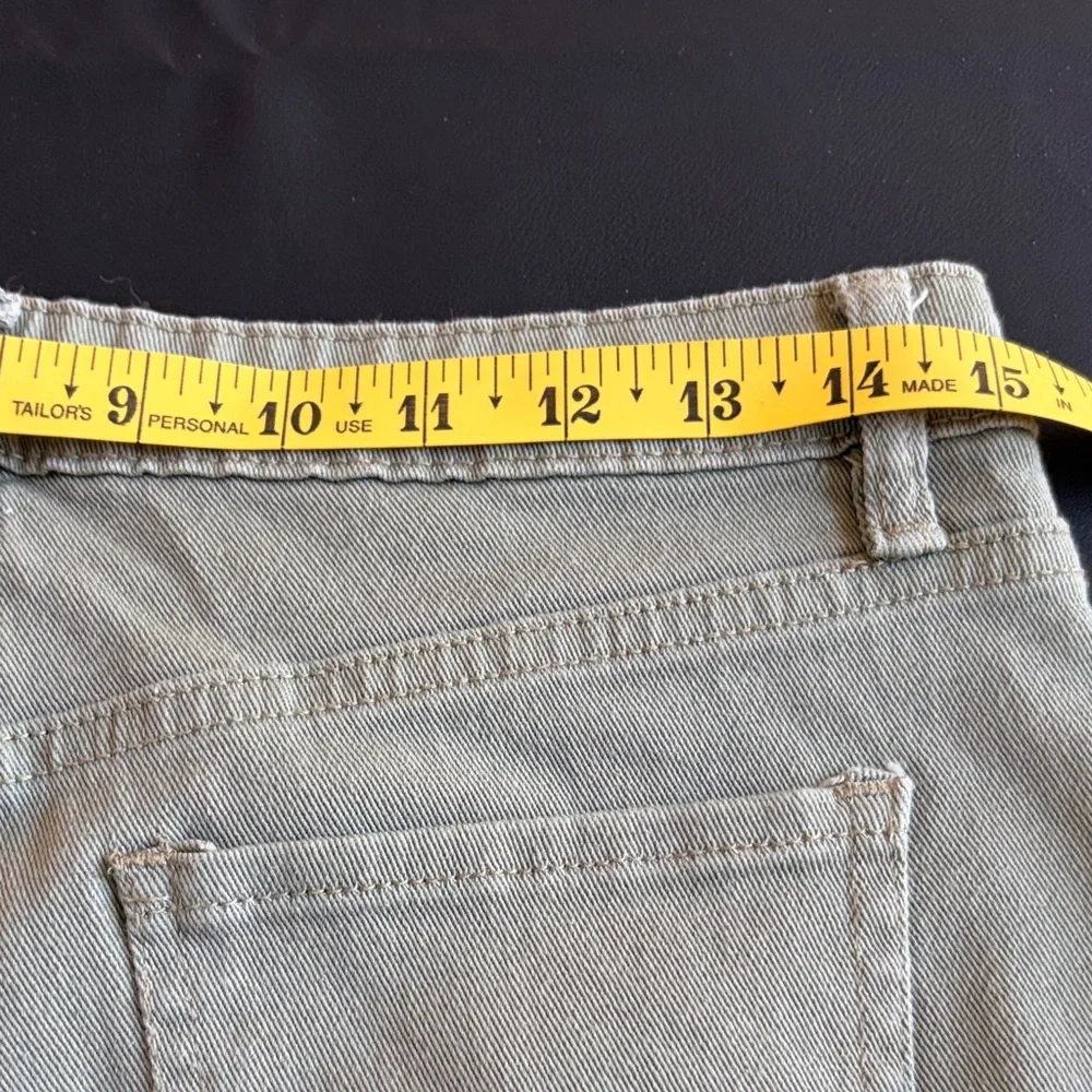 YMI High Rise All Day Cargo Wide Leg Pants Sage Green Women’s 11